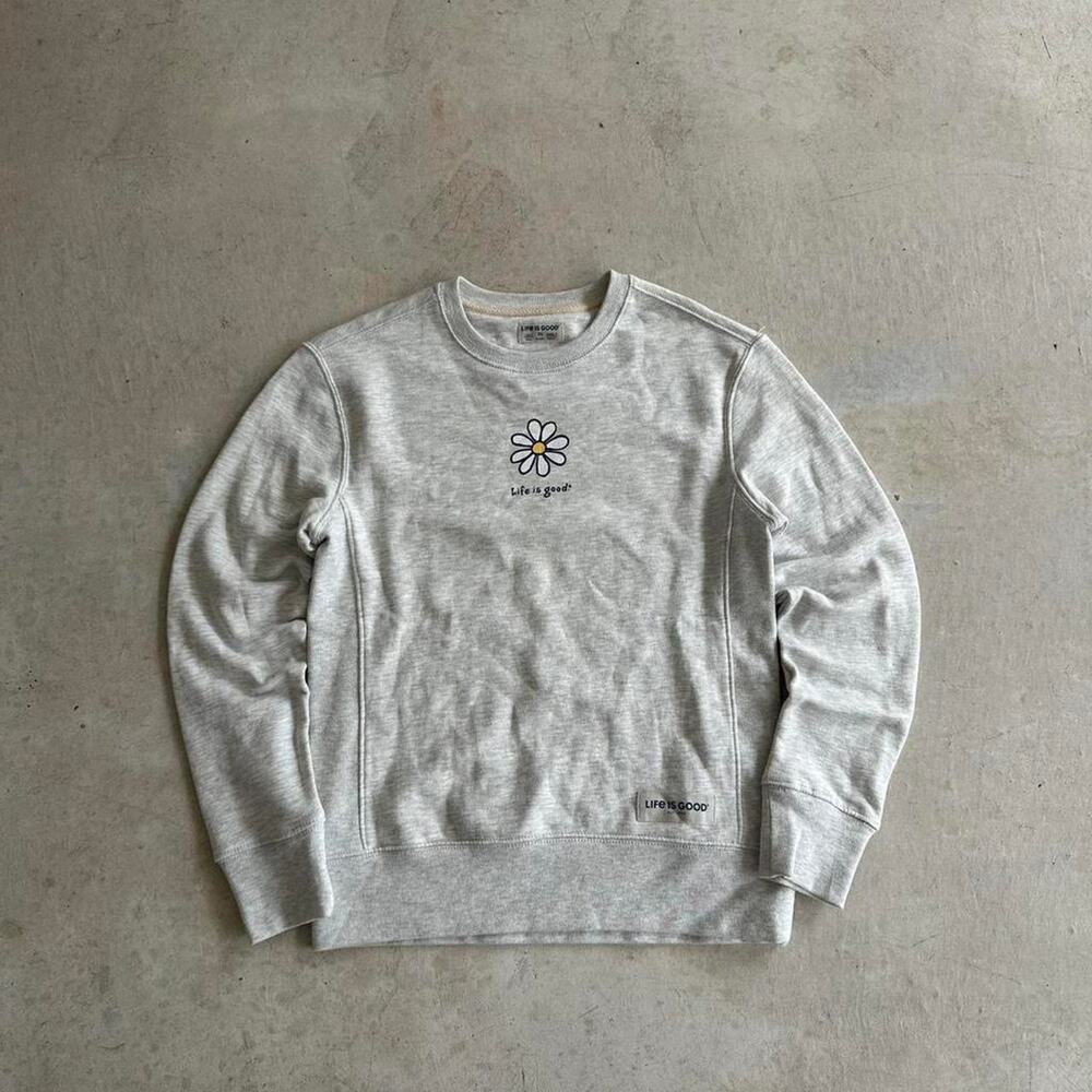 Life is Good Flower Sweatshirt